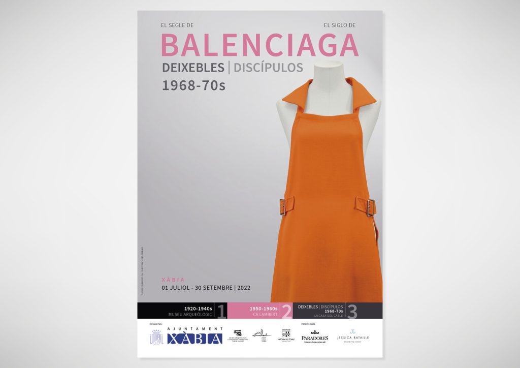 Cartel sobre los discípulos diseñado para la muestra