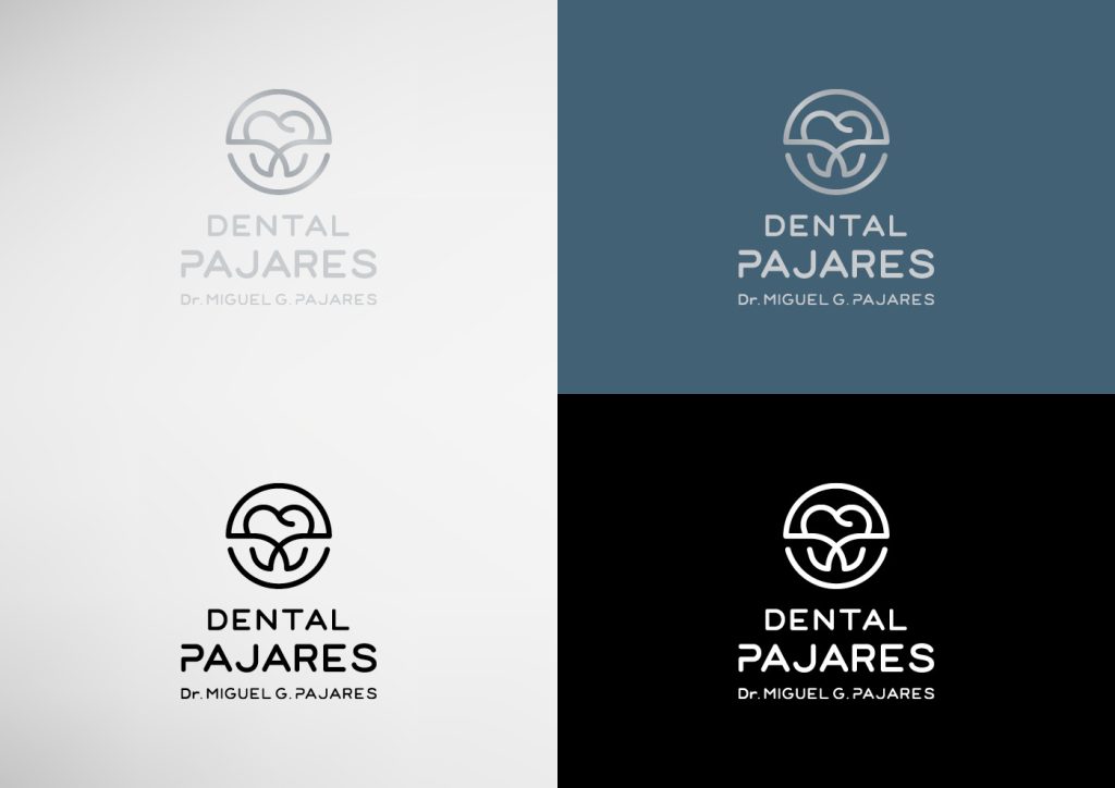 Logos diseñados para la clínica Dental Pajares