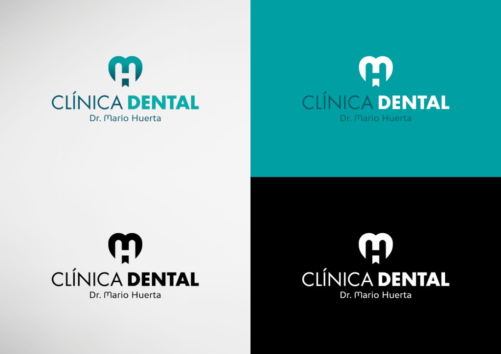 Diseño de imagen corporativa para la clínica dental Mario Huerta