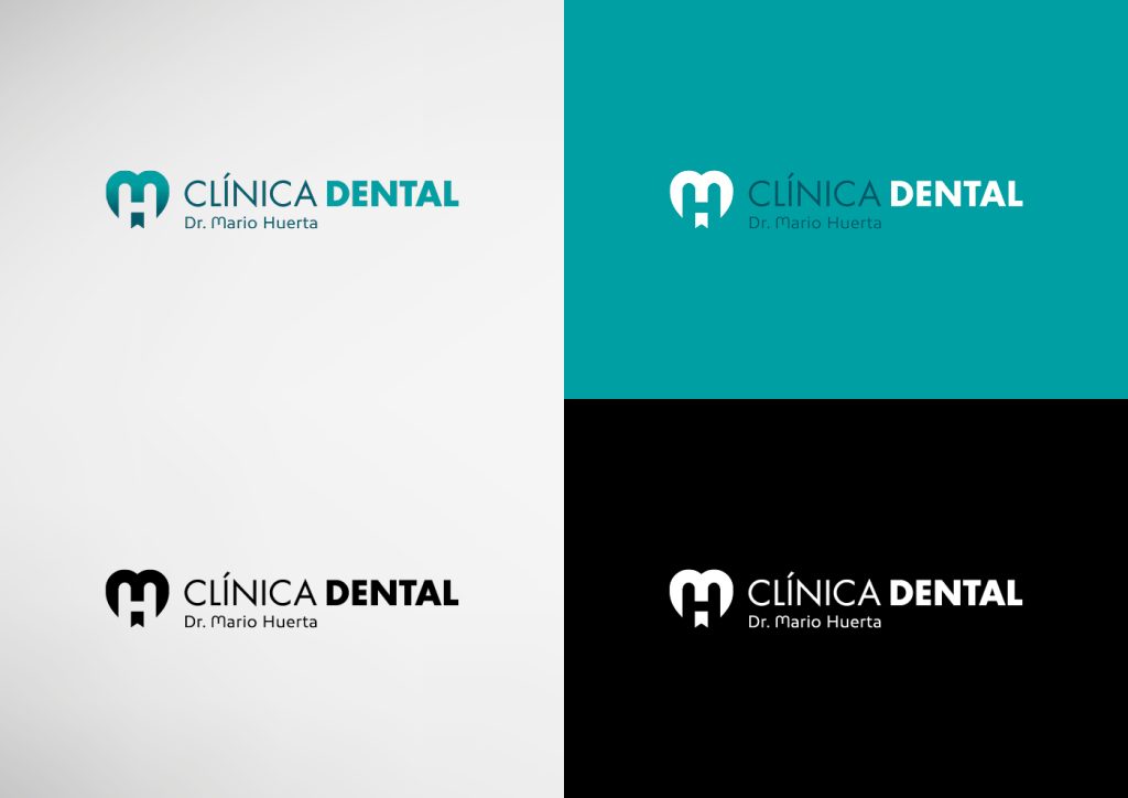 Distintos logos diseñados para la clínica dental