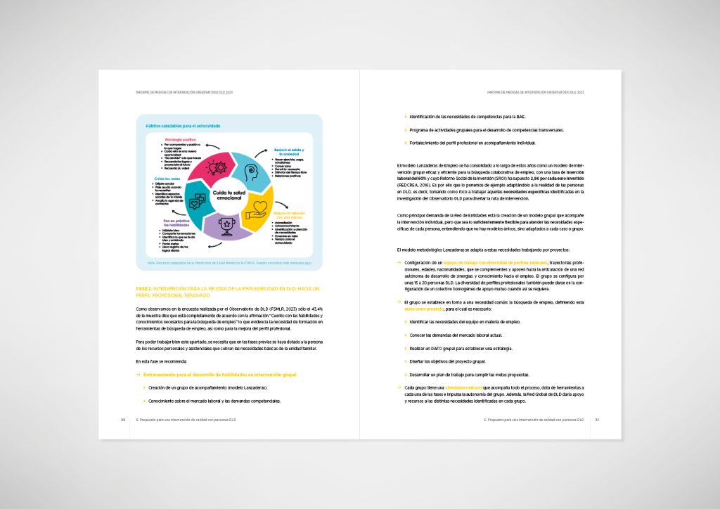 Interior del informe del Observatorio del Desempleo de Larga Duración