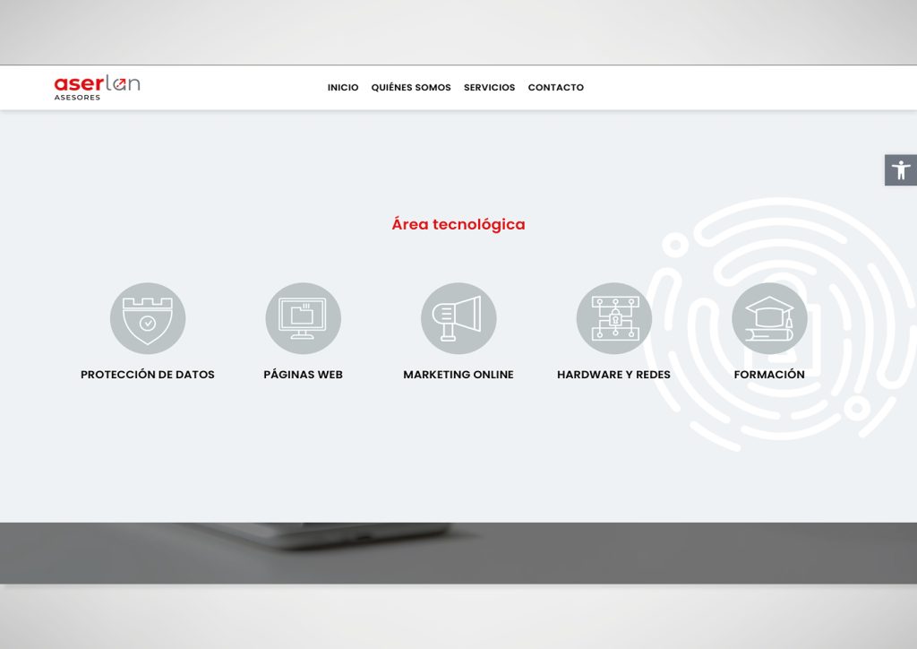 Servicios - Área tecnológica