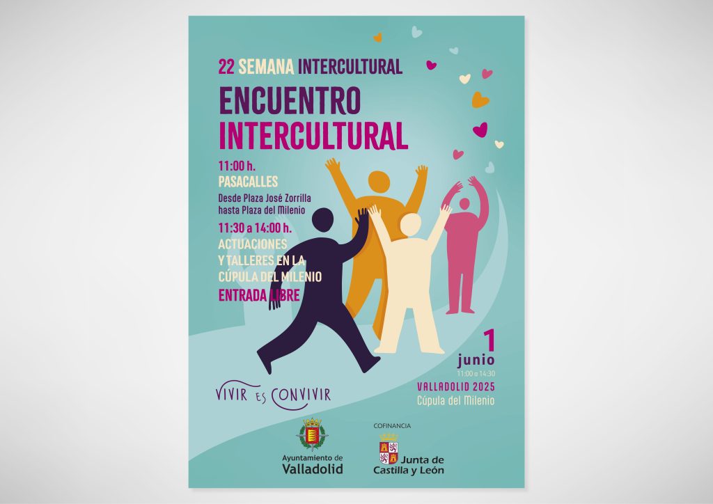 Cartel Encuentro Intercultural de Valladolid 2025