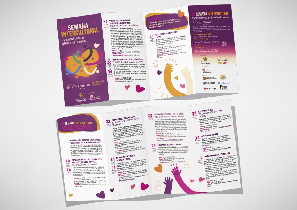 Cuadríptico Semana Intercultural