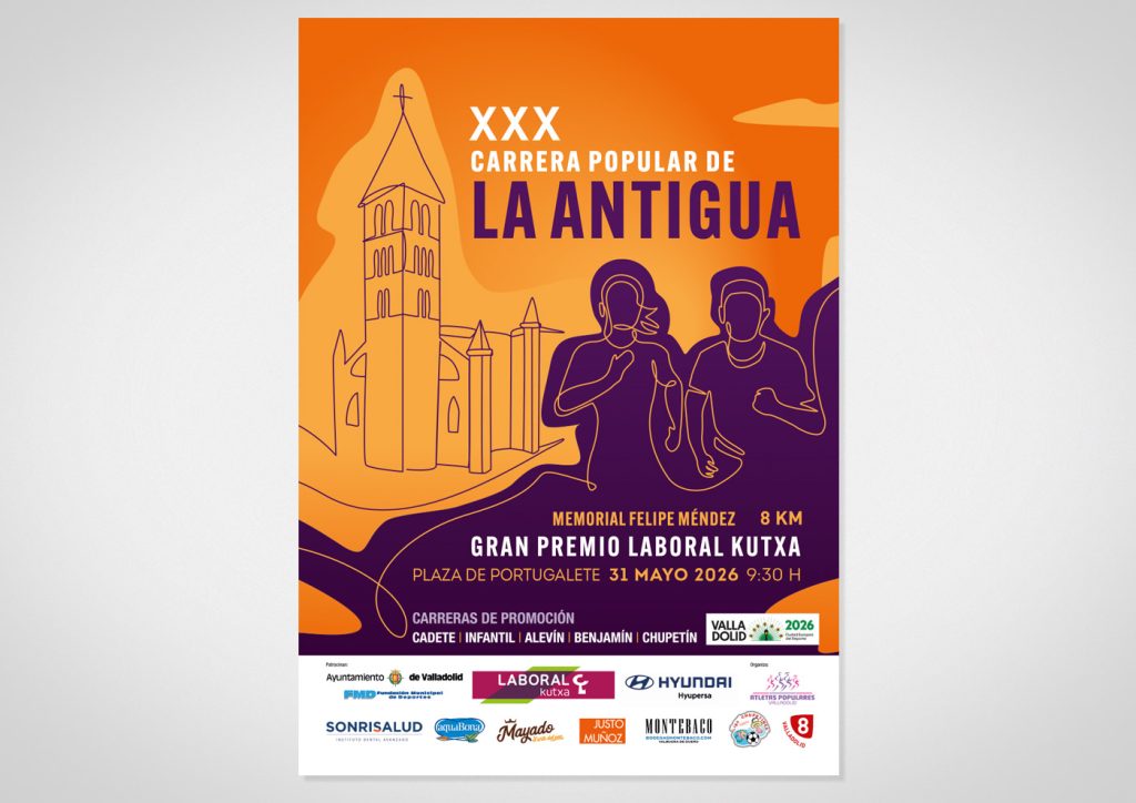 XXX Carrera Popular de La Antigua 2026 Cartel