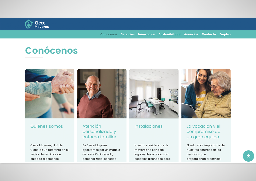 Clece Mayores - Web
