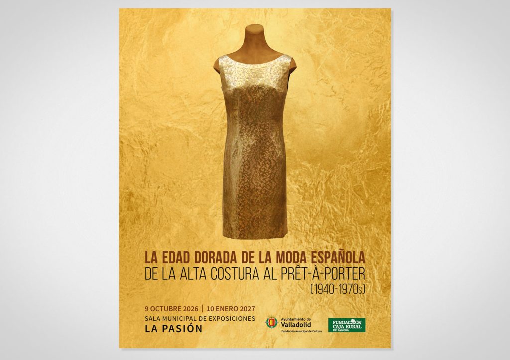 Cartel Exposición La Edad Dorada de la Moda Española