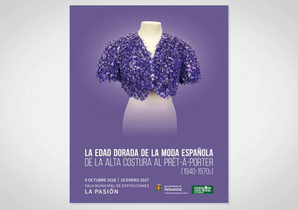 Cartel Exposición La Edad Dorada de la Moda Española