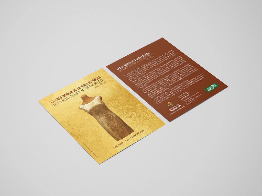 Flyer La Edad Dorada de la Moda Española